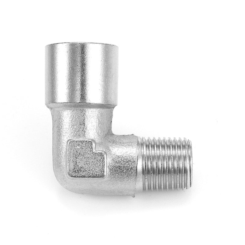 Stainless Steel 1/8 NPT Connector 90 Degree Elbow Air Fitting Replacement Accessories