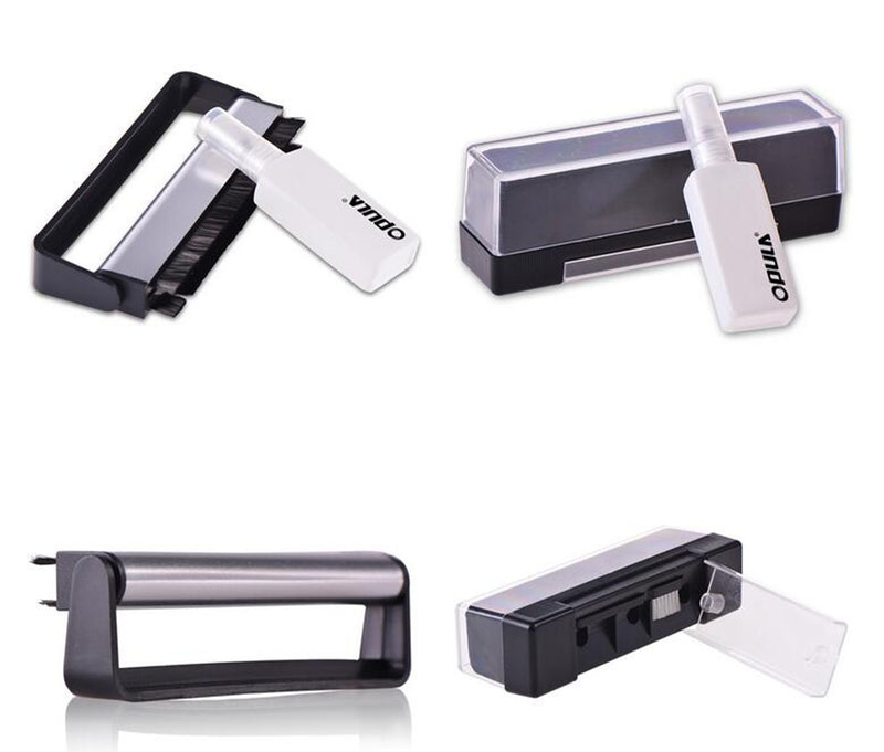 Cleaning Kit Carbon Fiber Dust Anti Static Brushes Player Remover Cleaner Stains Vinyl Record