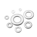1500pcs M2 M2.5 M3 M4 M5 M6 M8 M10 Hardware Stainless Steel Flat Washer Metric Flat Washers Assortment Kit