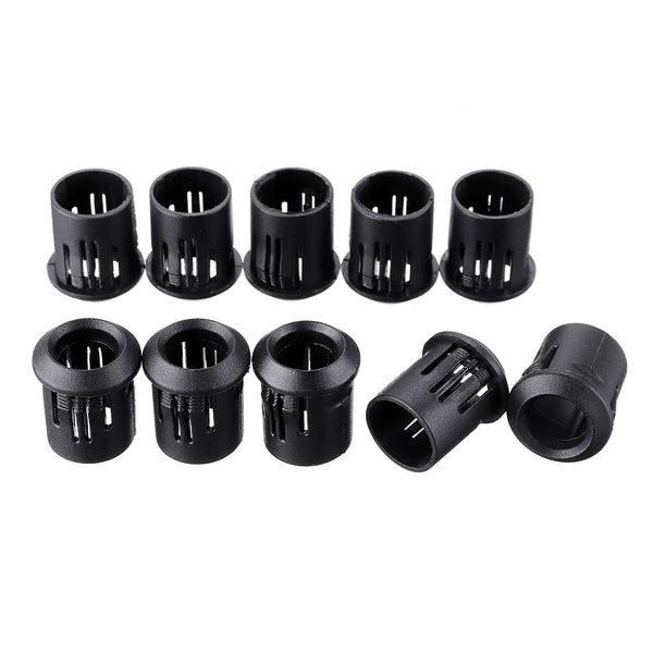 10pcs 8MM LED Holder Black Plastic Diode Lampshade Holder Clip Bezel Mount Light Case Cup Bezels Mounting Cases