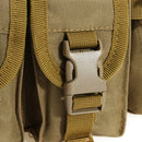 Multi-Pockets Tactical Waist Bag Water Bottle Holder Kettle Pouch Outdoor Hunting Hiking