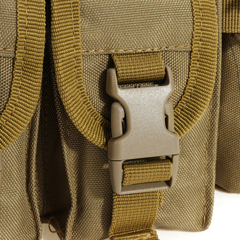 Multi-Pockets Tactical Waist Bag Water Bottle Holder Kettle Pouch Outdoor Hunting Hiking