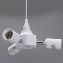 4 In 1 E27 Adjustable Socket Lamp Base Holder Ceiling Pendant Adapter AC100-240V