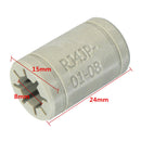 Machifit 4pcs Grey LM8UU Solid Polymer Linear Bearing For CNC Tool