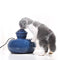1300ml Ceramic Pet Cat Supplies Waterer Dispenser Automatic Pet Water Feeder