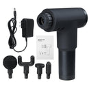 2000mAh LCD Display Percussion Massager 4200RPM Muscle Vibrating Massage Athlete Therapy Device with 4 Massage Head