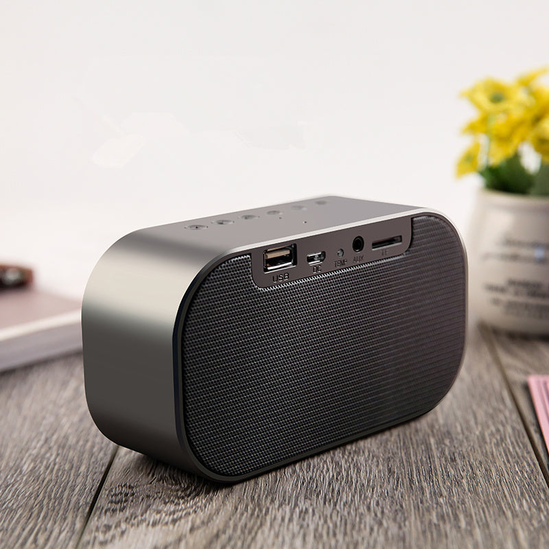 yAyusi S2 Dual Units Wireless bluetooth Speaker LED Display Mirror Alarm Clock FM Radio Subwoofer
