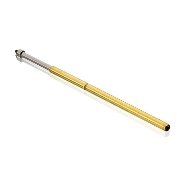 50pcs PCB Bare Board Spring Loaded Test Probe Pin P100 E2 180g 1.36mm Diameter