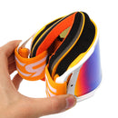 Motocross Goggles Off Road ATV Bike Helmet Eyewear Anti-UV Orange Frame