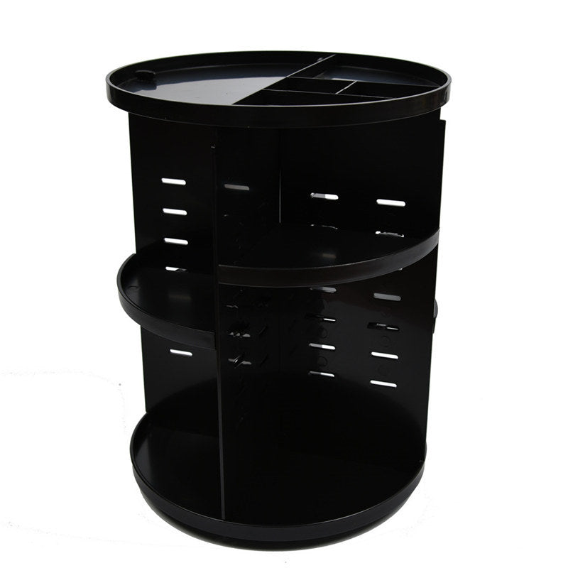 360 Rotating Makeup Organizer Box Brush Holder Jewelry Organizer Case Desktop Cosmetic Storage Box