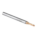 Drillpro 2 Flutes D2mm R0.2 Long Neck Ball Nose End Mill HRC60 CNC Deep Groove Milling Cutter Router Bit