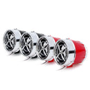 Pair 12V Motorcycle MP3 Player Speaker APP Control Alarm FM Radio With bluetooth Function