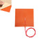 200*200mm 110V/220V 200W Silicone Heated Bed Heating Pad w/ Thermistor For 3D Printer