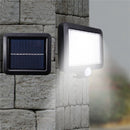 Solar Power 56 White LED PIR Motion Sensor Flood Wall Light Waterproof Outdoor Garden Security Lamp