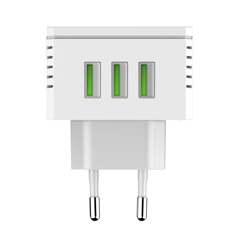 LDNIO A3306 5V 3.4A 3 USB Charger With One AC Adapter Wall Travel USB Charger for Samsung Huawei for iPhone
