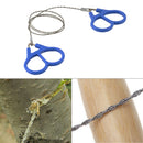 IPRee Camping Wire Saw Stainless Steel Travel Garden Branch Fretsaw Emergency Survival Gear