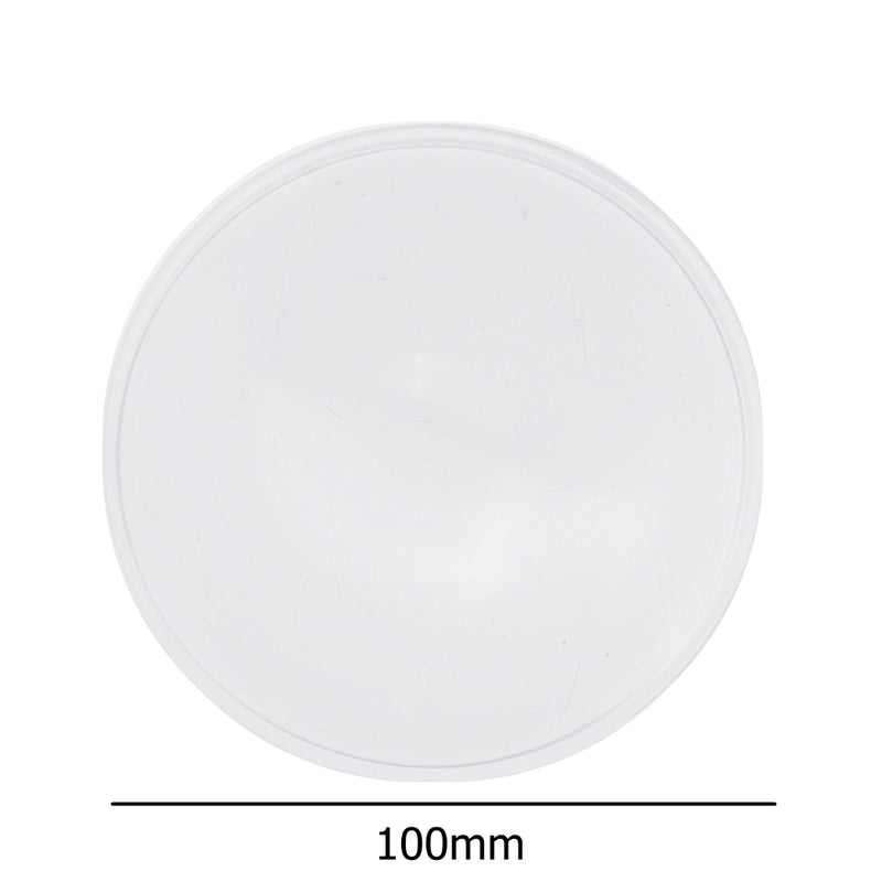 100MM Waterproof 60 Degree Optical Glass Lens + Aluminum Ring + Plastic Circle For 20W-100W High Power LED Chip