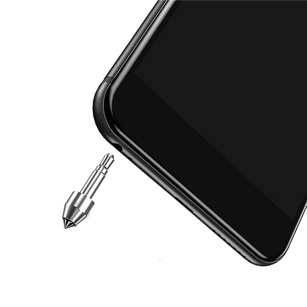 USAMS 2 in 1 3.5mm Dustproof Plug Safety Emergency Hammer