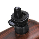 Wood Grain 10W Car Automatic Clamping Wireless Fast Charger Phone Holder Mount for iPhone XS XR X