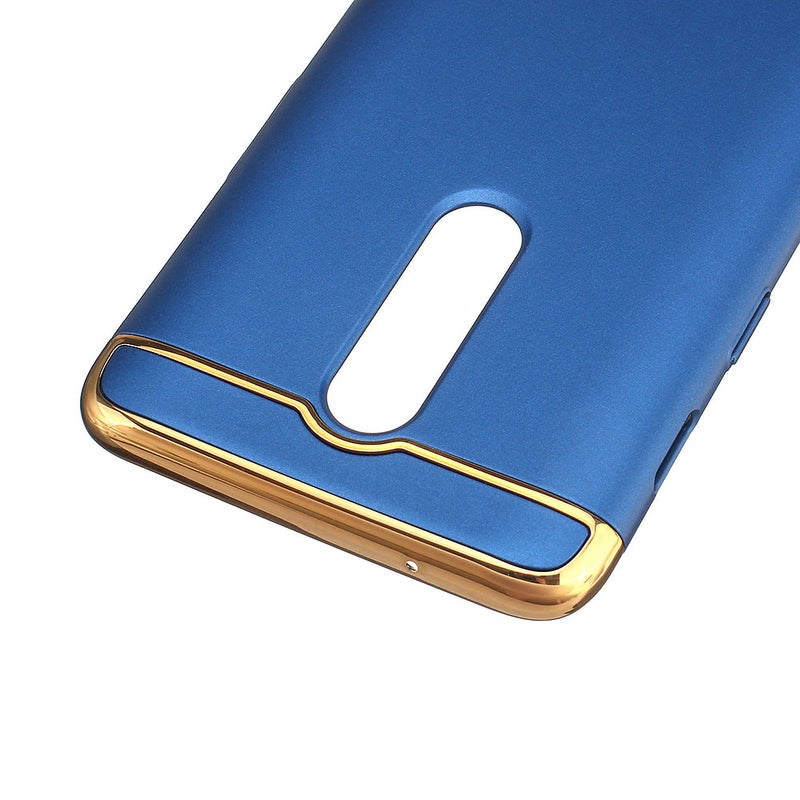 Bakeey Ultra-thin 3 in 1 Plating Frame Splicing PC Hard Protective Case For OnePlus 6