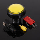 5Pcs Yellow 45mm Arcade Video Game Big Round Push Button LED Lighted Illuminated Lamp