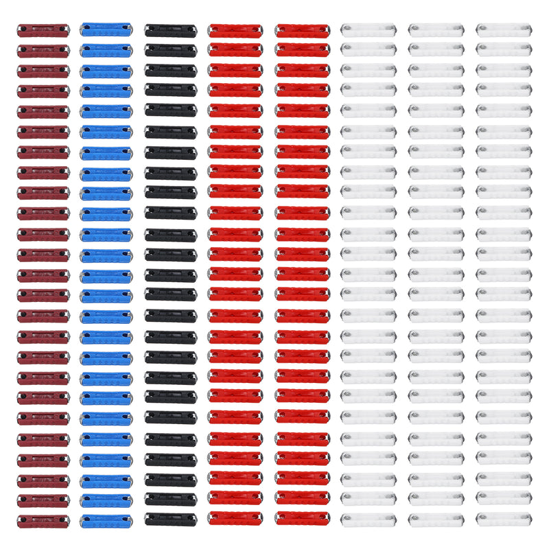 200pcs Car Fuses Kit Ceramic Continental Fuse Torpedo Eastern European Car Fuse