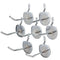 25pcs 2 Inch Pegboard Hooks Display Hanger Assortment Kit Store Organizing Tools