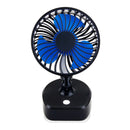 3Modes Mini Portable Summer Fan Outdoor Camping USB Rrchargeable Desk Fan with Safety Clip