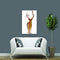 Miico Hand Painted Oil Paintings Simple Style Male Deer B Wall Art For Home Decoration Painting
