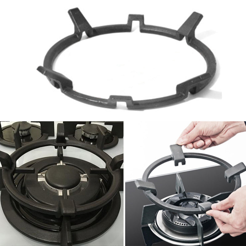 Universal Cast Iron Wok Support/Stand for Burners Fits 99% Gas Hobs and Cookers Kitchen Storage Rack