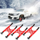 TPU Universal Car Tire Steel Wire Snow Chains Suit 165-265mm All Steel Semi-steel Anti Slip Winter Roadway Safety Tire Chains