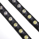 2Pcs 18LED Car DRL Daytime Running Lights Driving Fog Lamp Flexible 12V 36W White