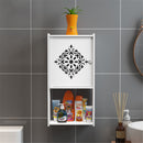 Bathroom Kitchen Storage Container Rack Wall Punch-free Toilet Washbasin Storage Cabinet