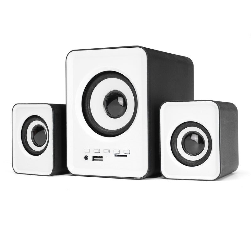 2.1 Computer Speaker Wireless bluetooth Speaker Support TF Card USB Power Stereo Subwoofer