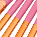 10pcs Pink Purple Soft Makeup Brushes Set Kit Eye Shadow Lips Shaping Blending Foundation Powder