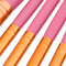 10pcs Pink Purple Soft Makeup Brushes Set Kit Eye Shadow Lips Shaping Blending Foundation Powder