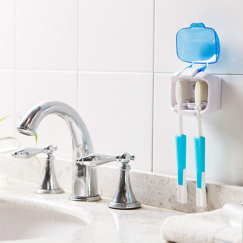 Toothbrush Sterilizer Wall Mounted UV Lamp Disinfection Storage Box Anti-bacteria Ultraviolet Tooth