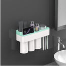 Magnetic Toothbrush Holder Bath Wall Mounted Toothpaste Caddy Stand Organizer
