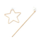 Star Shaped Pearl Alloy Elegant Hair Clip Decoration Ornaments Accessories Lady Girl