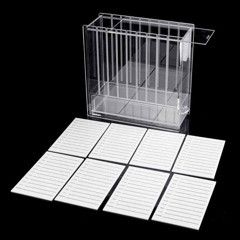 8 Layers Makeup Display Container Eyelashes Storage Box Acrylic Pallet Lash Holder