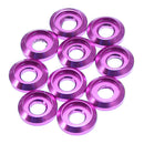 10Pcs Aluminum Alloy Colorful M3 Washers Insulation Gasket Rings for Screws