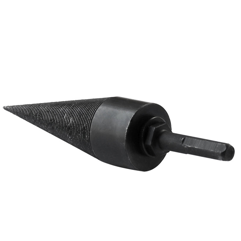 38mm Wood Splitter Screw Cone Kindling Triangle Handle Firewood Splitter Drill Bit