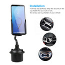 Universal Adjustable Gooseneck Cup Cradle Car Phone Holder For Cell Phone GPS