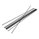 10Pcs/Set 400mm Square Carbon Fiber Tube Pure Carbon Hollow Square Pipe Matt Surface for RC Airplane DIY Tool
