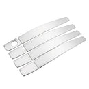 8PCS Stainless Steel Exterior Door Handle Cover Trim Universal For Vauxhall Opel Chevrolet Cruze Buick