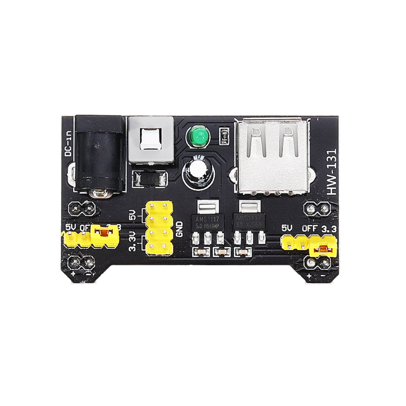 830 Point Solderless Breadboard 65pcs Jumper Cable MB-102 Power Supply Module Complete Kit