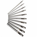 10pcs Steel Punch Set 0.5-5mm Leather Hole Craft Tool For Leather Craft Stamp Punch