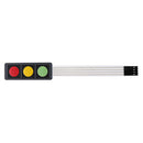 3Pcs 3Key Press Film Switch Module Single Chip Microcomputer Extended Keyboard Electronic Switch Module