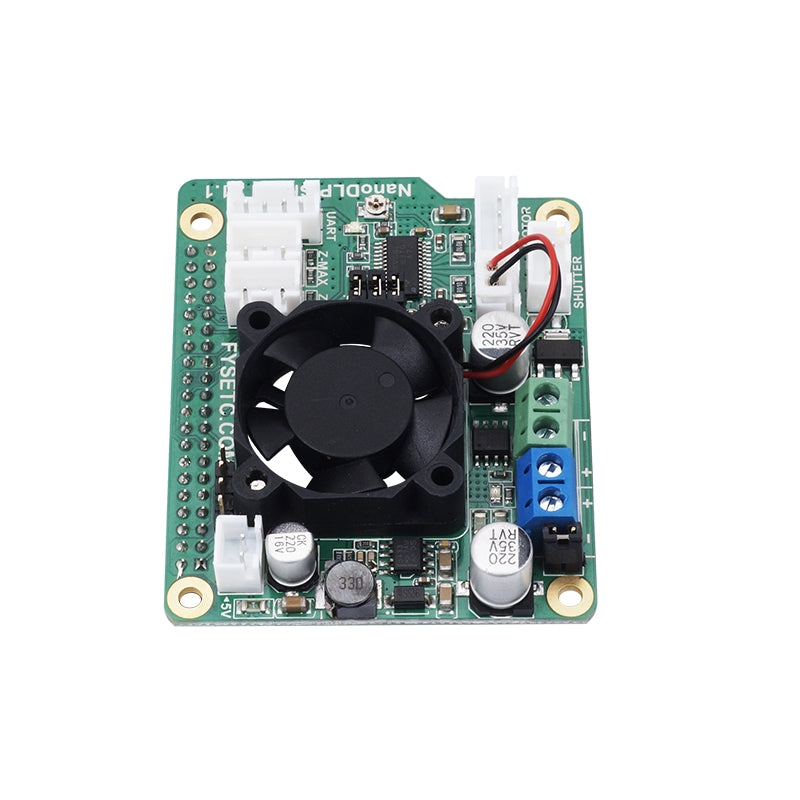 NanoDLP Shield V1.1 Expansion Board With DRV8825 Controled MOS For Raspberry Pi 3B