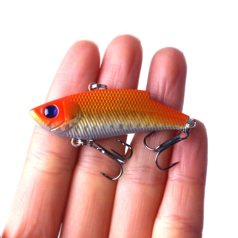 ZANLURE 10pcs/set 5.5cm 10g VIB Crankbait Lifelike Fishing Lure Slow Sinking Hard Fish Wobbler Baits